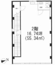 萩原ビル(馬喰町) 2階 間取り図