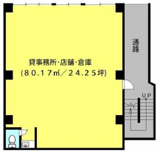 井上ビル(早稲田) 1階 間取り図