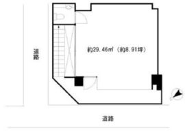青山TWビル 1階 間取り図