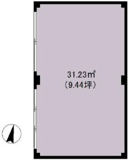 ビューノ0笹塚（店舗・事務所） 1階 間取り図