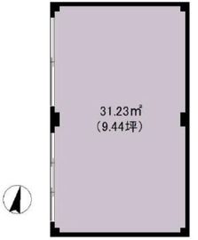 ビューノ0笹塚（店舗・事務所） 1階 間取り図