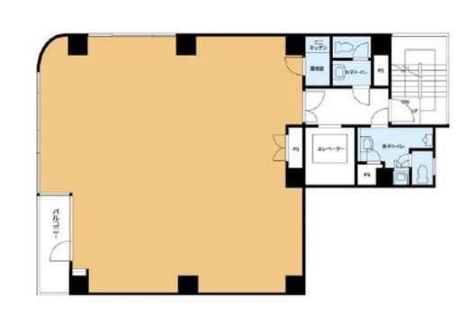 新小伝馬町ビル 401 間取り図
