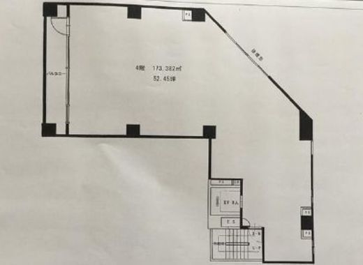三崎町MKビル 4階 間取り図