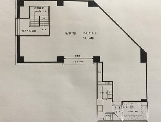三崎町MKビル B1階 間取り図