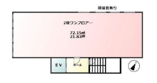 神楽坂CO&COビル 2階 間取り図
