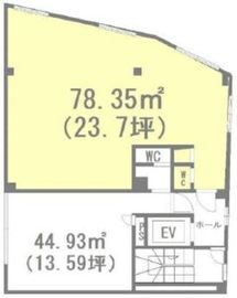 加瀬ビル(新宿) 302 間取り図