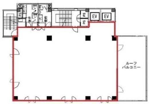 ヒューリック渋谷二丁目ビル 6階 間取り図