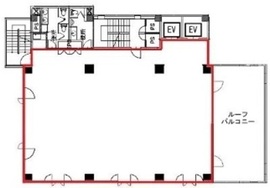 ヒューリック渋谷二丁目ビル 6階 間取り図