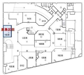 青山オーバルビル B1階A 間取り図