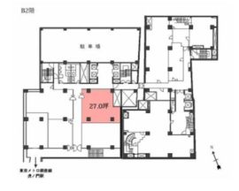 虎ノ門実業会館(本館) 地下2階 間取り図