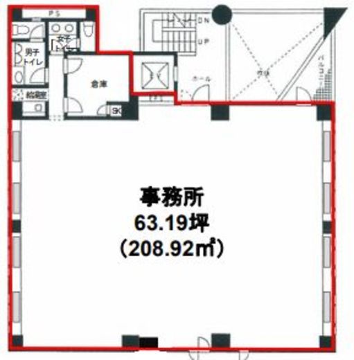 コルティーレ高田馬場 6階 間取り図
