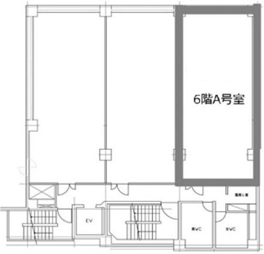 戸越銀座フロント(旧 第百生命戸越ビル) 6階A 間取り図