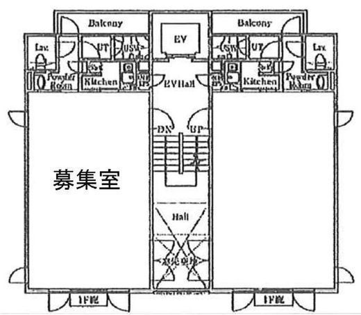 LAPIS青山Ⅱ 201 間取り図