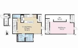 ザ・パークメゾン六本木(SOHO・事務所) 1-3階A 間取り図