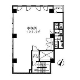 ナカシゲビル  3階 間取り図