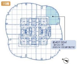 六本木ヒルズ森タワー 15階1 間取り図