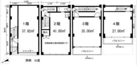 (仮称)GLビル 1-4階(一棟) 間取り図