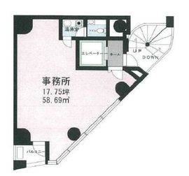 新光第2ビル 3階 間取り図