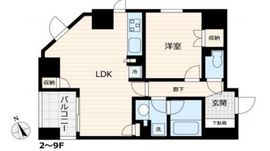 VORT銀座residenceⅡ 402 間取り図