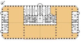 新宿アイランドタワー 23階 間取り図