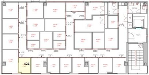 エキスパートオフィス麹町 421 間取り図