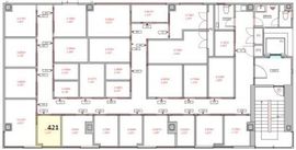 エキスパートオフィス麹町 421 間取り図