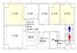 エキスパートオフィス渋谷 406 間取り図