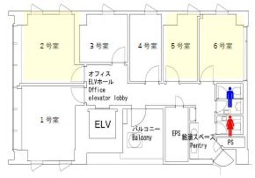 エキスパートオフィス渋谷 702 間取り図