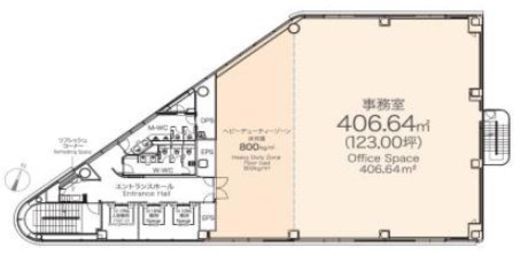 エクスプレス有楽町 6階 間取り図