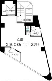 日米商会ビル 4階 間取り図