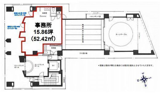 Daiwa神田須田町ビル（旧:プライム神田ビル） 1階 間取り図
