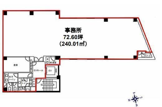 Daiwa神田須田町ビル（旧:プライム神田ビル） 10階 間取り図