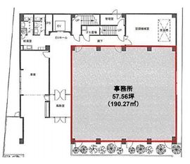 二番町大沼ビル 1階 間取り図