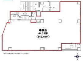 ハイックス平河町 2階 間取り図