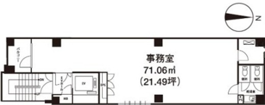 いちご四谷四丁目ビル 11階 間取り図