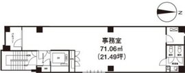 いちご四谷四丁目ビル 11階 間取り図