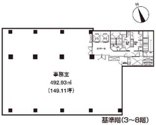 ウィン五反田ビル 2階 間取り図