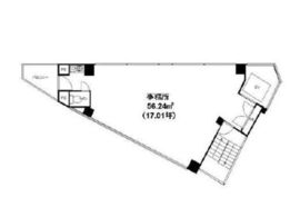 玉久ビル 6階 間取り図