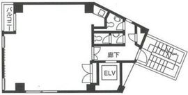 兼七ビル 701 間取り図