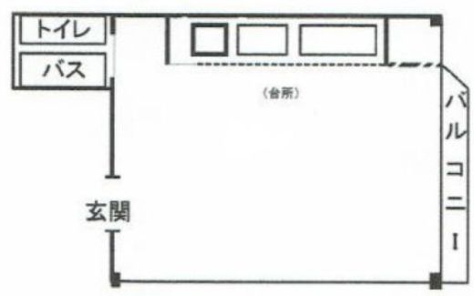 メゾンヨーラク 305 間取り図