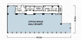 クロス銀座 6階 間取り図