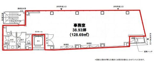 芝公園PR-EX 5階 間取り図