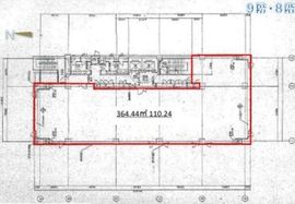 NKビル(岩本町) 9階 間取り図