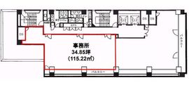 西新橋第一法規ビル 802 間取り図