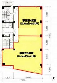 Daiwa中野坂上ビル 6階A 間取り図