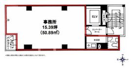 サトクラ曙橋ビル 5階 間取り図