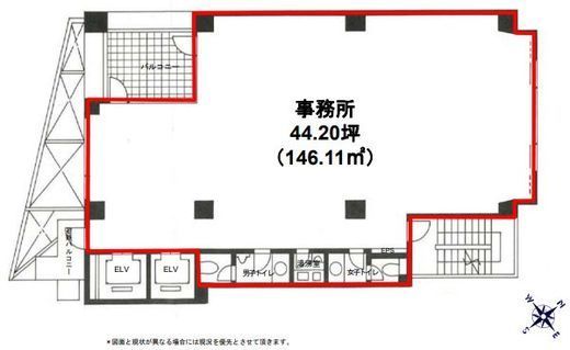 SHIBUYA EAST BLDG. 5階 間取り図