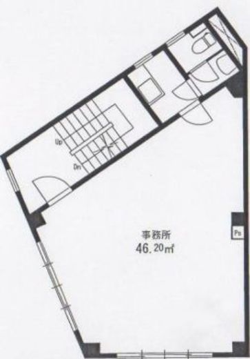 大築ビル 3階 間取り図