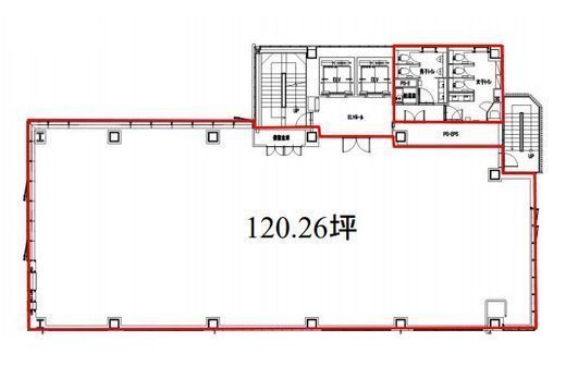 ガーデンキューブ渋谷神南 2階 間取り図