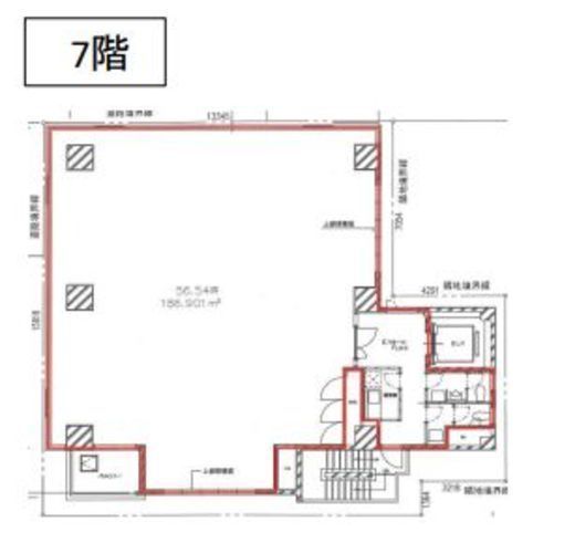 ERVIC人形町 7階 間取り図